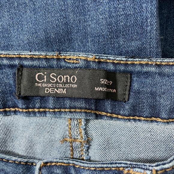 Ci Sono Medium Wash Mid Rise Skinny Jeans - Size 9/29 - The Basics Collection - Picture 3 of 8